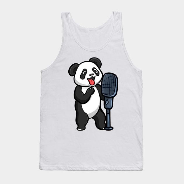 Singing Panda Tank Top by Ryuga